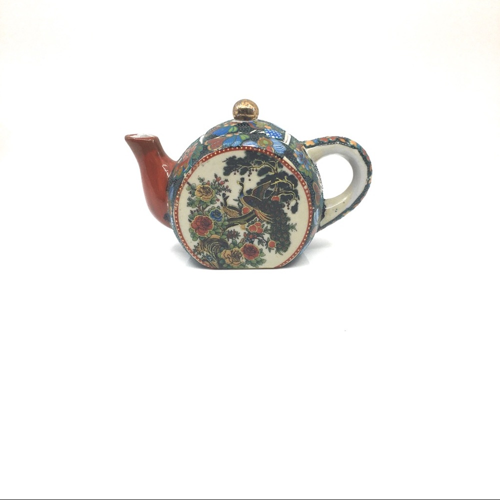 Chinese Hand Painted Mini Tea Pitcher
